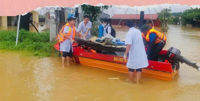 Đêm kinh hoàng của 'chiến sĩ' áo trắng dành giật sự sống cho người dân trong mưa lũ- Ảnh 3.