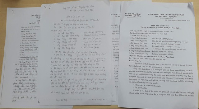 Thông tin tiếp về khu xử lý rác của Công ty CP Môi trường Nam Định: Bãi chôn lấp rác đã quá tải nhiều năm- Ảnh 2.