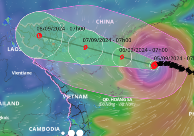 Tin bão mới nhất: Bão số 3 mạnh lên thành siêu bão, tác động mạnh đất liền, miền Bắc sắp mưa rất to - Ảnh 3.
