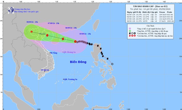 Thông tin mới nhất về siêu bão số 3 Yagi  - Ảnh 2.