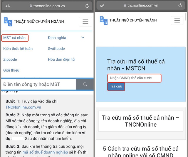 6 cách tra cứu mã số thuế cá nhân nhanh, thuận tiện nhất năm 2025- Ảnh 7.