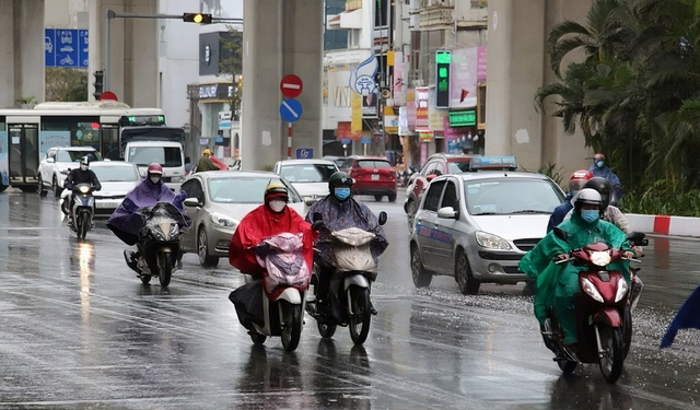 Thời tiết Hà Nội hôm nay: Khối không khí lạnh sắp tràn về Thủ đô có mưa rét? - Ảnh 2.