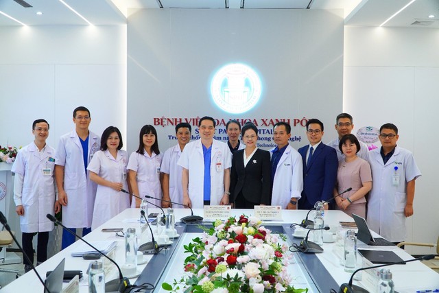 Bệnh viện Đa khoa Xanh Pôn và Bệnh viện Vĩnh Phúc VPI ký kết hợp tác chuyên môn toàn diện - Ảnh 2.