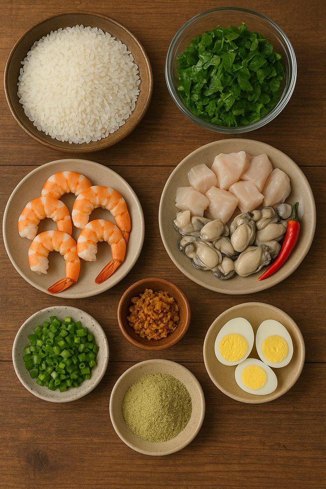 Phiên bản hiện đại – Cháo khoái hải sản đất Cảng - Ảnh 5. Phiên bản hiện đại – Cháo khoái hải sản đất Cảng - Ảnh 5.