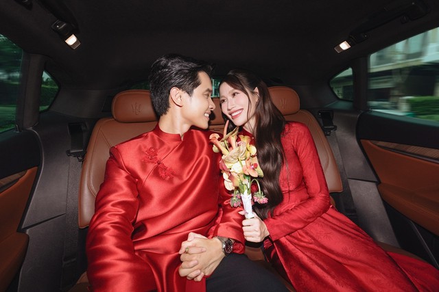Á hậu Chế Nguyễn Quỳnh Châu rạng rỡ trong lễ vu quy - Ảnh 13. Á hậu Chế Nguyễn Quỳnh Châu rạng rỡ trong lễ vu quy - Ảnh 13.