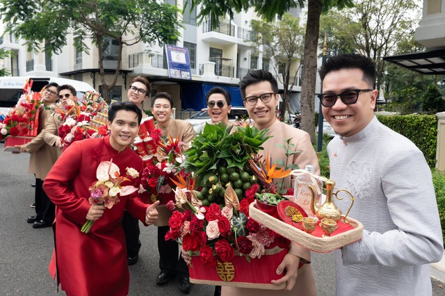Á hậu Chế Nguyễn Quỳnh Châu rạng rỡ trong lễ vu quy - Ảnh 12. Á hậu Chế Nguyễn Quỳnh Châu rạng rỡ trong lễ vu quy - Ảnh 12.