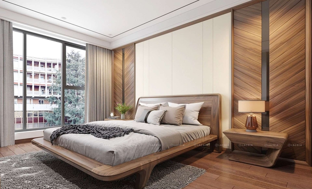 Cách bố trí phòng ngủ hợp phong thuỷ, sang trọng, hiện đại - Ảnh 1.