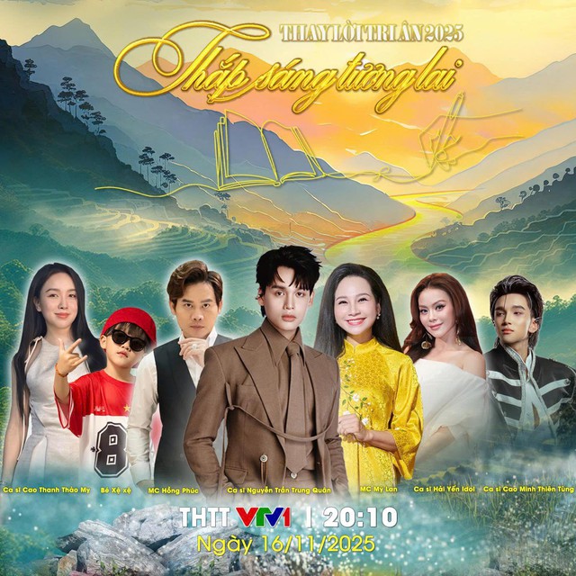 Nguyễn Trần Trung Quân và Hải Yến Idol tỏa sáng trong chương trình Thay lời tri ân 2025 - Ảnh 2. Nguyễn Trần Trung Quân và Hải Yến Idol tỏa sáng trong chương trình Thay lời tri ân 2025 - Ảnh 2.