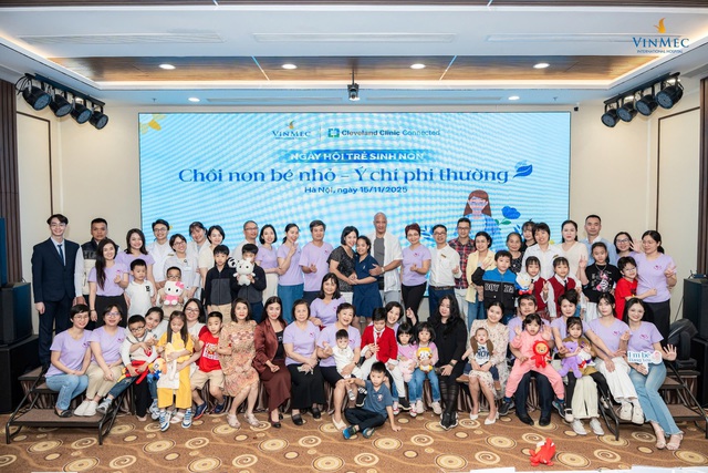 Cuộc hội ngộ của những 'chiến binh nhí sinh non' dũng cảm từng nặng chỉ 600 gram - Ảnh 1. Cuộc hội ngộ của những 'chiến binh nhí sinh non' dũng cảm từng nặng chỉ 600 gram - Ảnh 1.