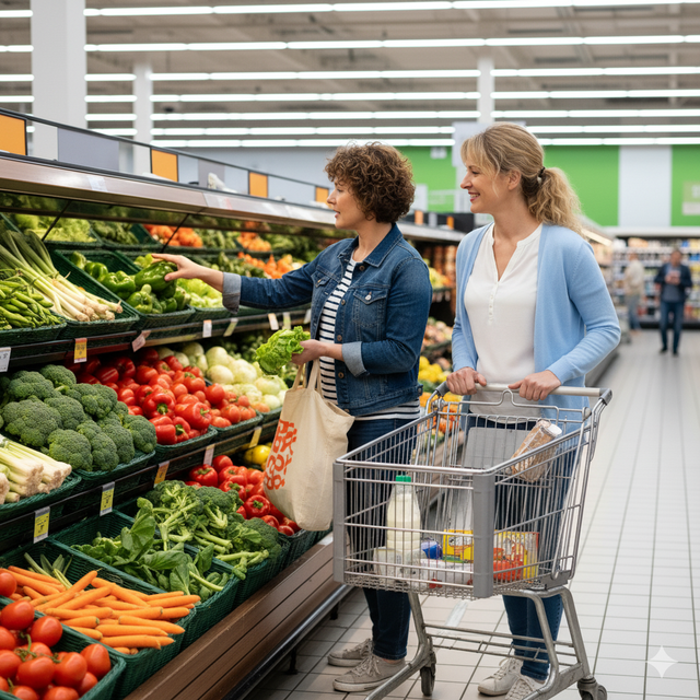 Phụ nữ tuổi mãn kinh nên mua gì khi vào siêu thị? - Ảnh 2. Phụ nữ tuổi mãn kinh nên mua gì khi vào siêu thị? - Ảnh 2.