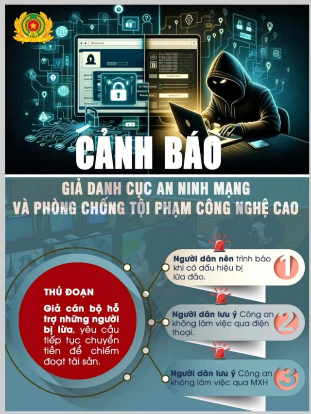Giả mạo Công an trên Facebook lừa đảo chuyển tiền chứng minh vô tội - Ảnh 2.