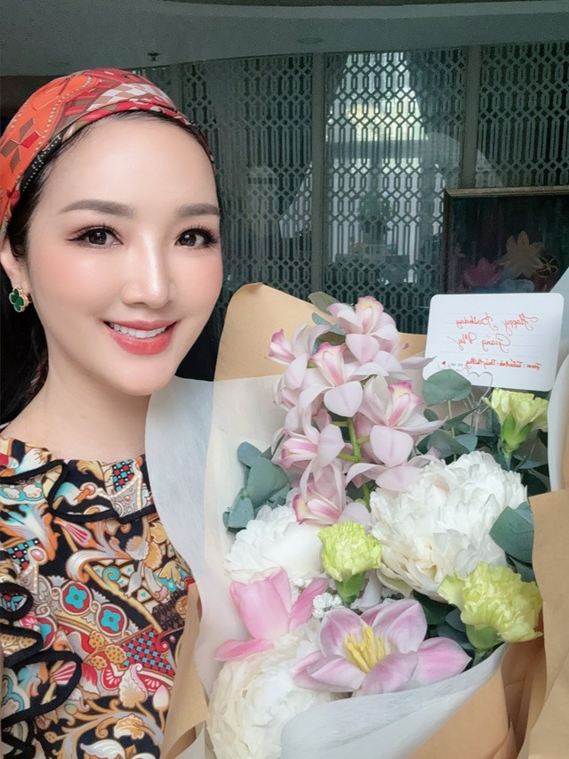 Hoa hậu Đền Hùng Giáng My đọ sắc bên cựu người mẫu Thủy Hương - Ảnh 5.