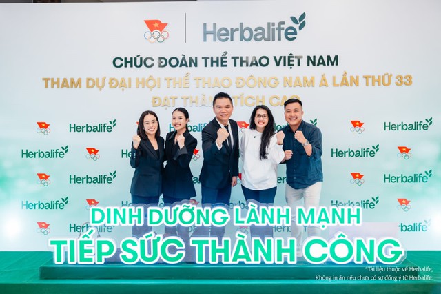 Herbalife Việt Nam đồng hành cùng Ủy ban Olympic Việt Nam tổ chức Lễ Xuất Quân của Đoàn Thể Thao Việt Nam tham dự SEA Games 33 - Ảnh 1. Herbalife Việt Nam đồng hành cùng Ủy ban Olympic Việt Nam tổ chức Lễ Xuất Quân của Đoàn Thể Thao Việt Nam tham dự SEA Games 33 - Ảnh 1.