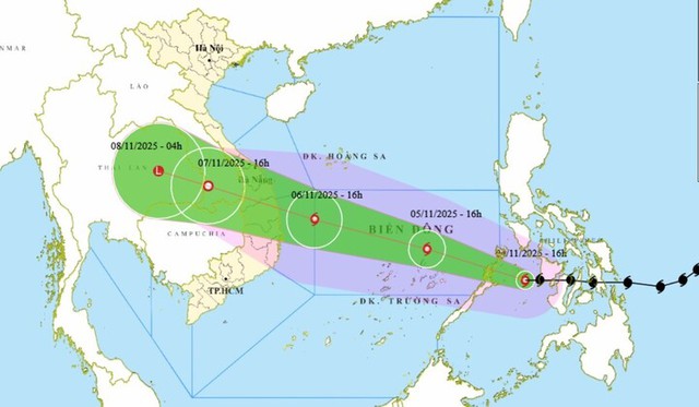 Tin sáng 5/11: Khách đi tàu Cát Linh - Hà Đông sẽ sử dụng thẻ vé định danh mới; Bão Kalmaegi cường độ rất mạnh, đường đi và tác động tương tự bão Damrey 2017 - Ảnh 2. Tin sáng 5/11: Khách đi tàu Cát Linh - Hà Đông sẽ sử dụng thẻ vé định danh mới; Bão Kalmaegi cường độ rất mạnh, đường đi và tác động tương tự bão Damrey 2017 - Ảnh 2.