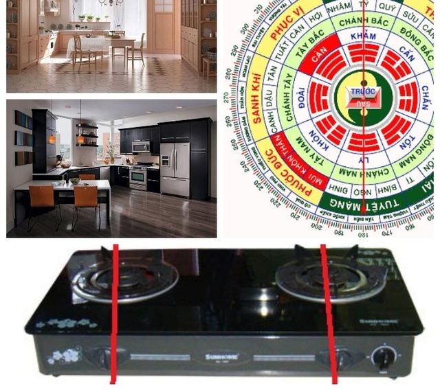 Hướng đặt bếp ga theo phong thủy tránh hao tài của - Ảnh 1.