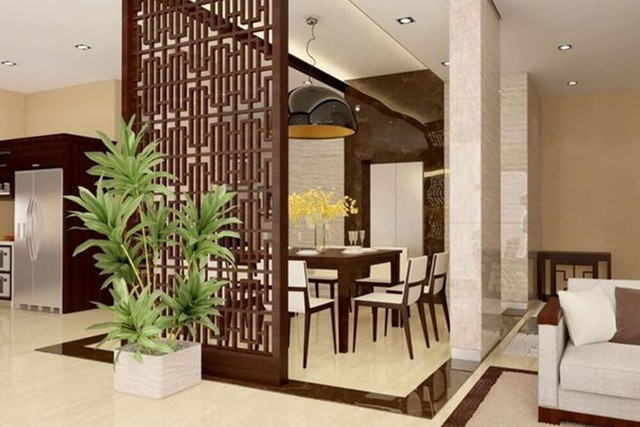 Sử dụng vách ngăn phòng khách sẽ đem lại giá trị nào trong phong thủy? - Ảnh 2.