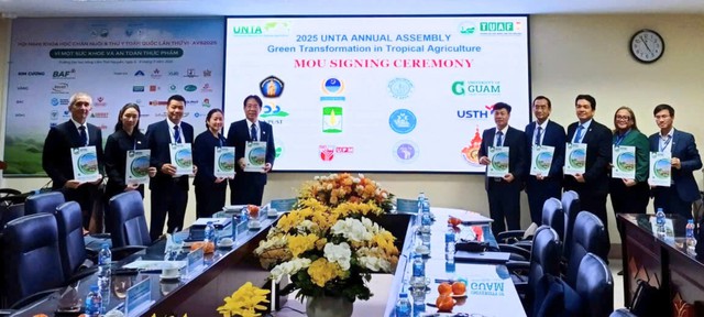 Thúc đẩy hợp tác khoa học trong nông nghiệp nhiệt đới: Đại học Việt Nam tham dự Đại hội UNTA 2025 - Ảnh 1.