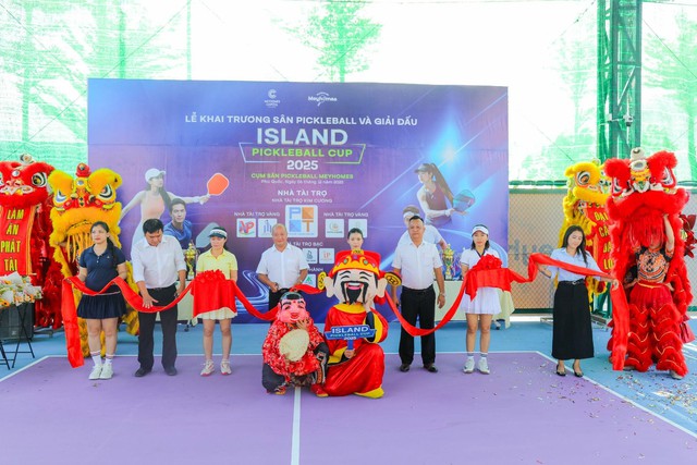 Khai trương sân Pickleball Meyhomes, giải đấu Island Pickleball Cup 2025 quy tụ hơn 200 vận động viên - Ảnh 1.