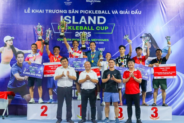 Khai trương sân Pickleball Meyhomes, giải đấu Island Pickleball Cup 2025 quy tụ hơn 200 vận động viên - Ảnh 8.