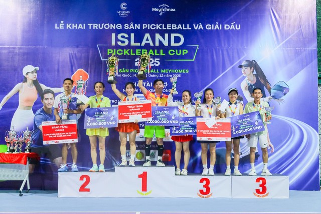 Khai trương sân Pickleball Meyhomes, giải đấu Island Pickleball Cup 2025 quy tụ hơn 200 vận động viên - Ảnh 9.