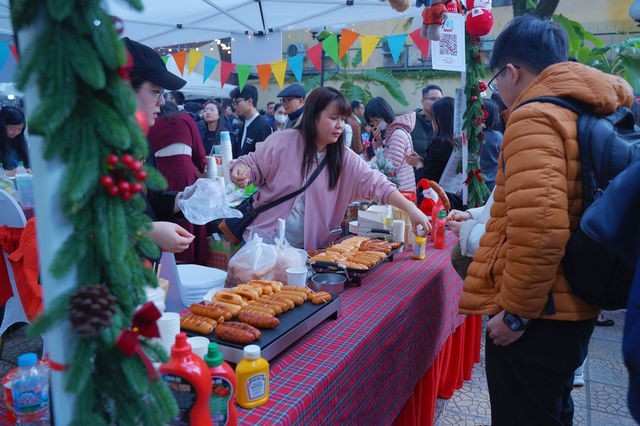 Rực rỡ sắc màu Giáng sinh châu Âu giữa lòng Hà Nội - Ảnh 7.