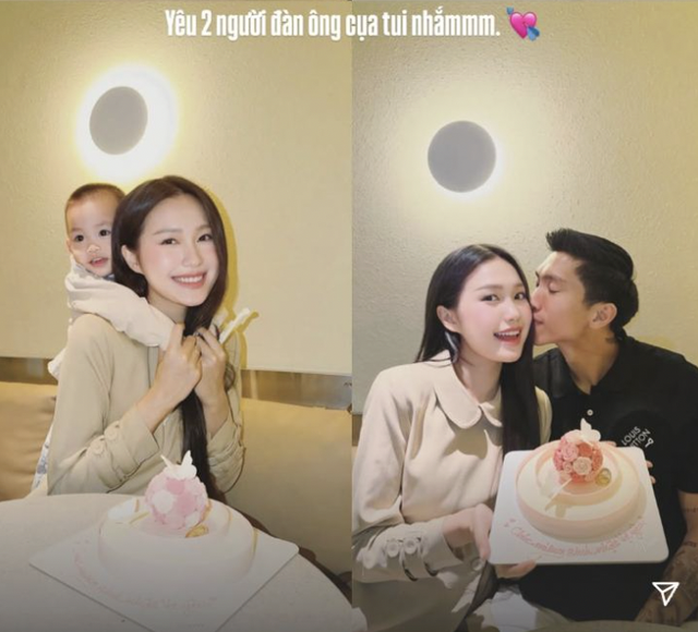 Doãn Hải My và Đoàn Văn Hậu: Khoảnh khắc ngọt ngào bên con trai trong ngày sinh nhật - Ảnh 2.