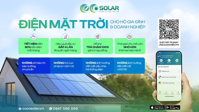 Người dân có thể tự tính chi phí lắp điện mặt trời trong 30 giây với CoCo Solar - Ảnh 2. Người dân có thể tự tính chi phí lắp điện mặt trời trong 30 giây với CoCo Solar - Ảnh 2.