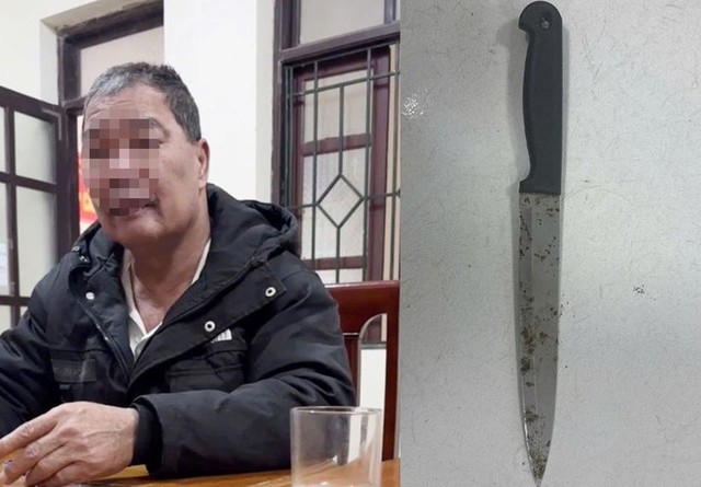 Tranh chấp đất đai, người đàn ông dùng dao tấn công người thân - Ảnh 1. Tranh chấp đất đai, người đàn ông dùng dao tấn công người thân - Ảnh 1.