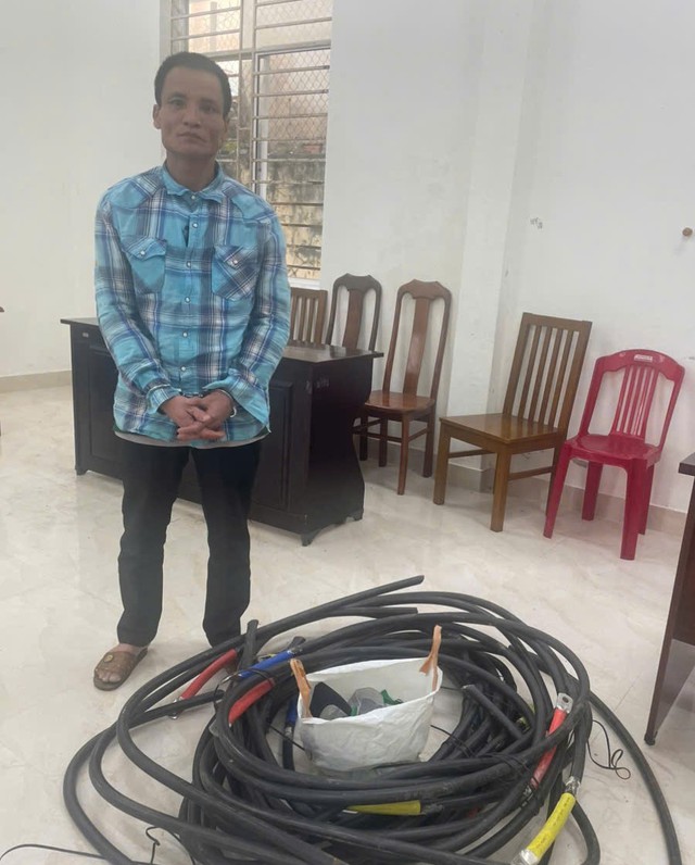 Bắt giữ đối tượng chuyên trộm cắp dây điện tại các trạm biến áp liên tỉnh - Ảnh 2.