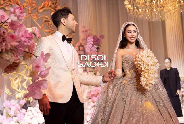 Video: Cận cảnh nhan sắc đỉnh chóp của cô dâu Tiên Nguyễn trong ngày trọng đại - Ảnh 1. Video: Cận cảnh nhan sắc đỉnh chóp của cô dâu Tiên Nguyễn trong ngày trọng đại - Ảnh 1.