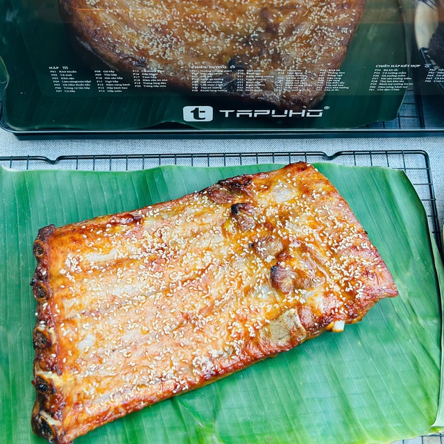 Sườn nướng chuẩn nhà hàng tại gia: Bí quyết mềm mọng, thơm lừng chỉ với nồi chiên hơi nước - Ảnh 7. Sườn nướng chuẩn nhà hàng tại gia: Bí quyết mềm mọng, thơm lừng chỉ với nồi chiên hơi nước - Ảnh 7.