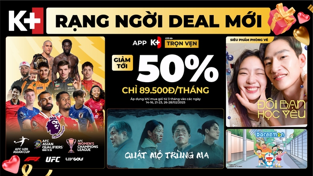 K+ tung loạt deal mới cùng loạt chương trình giải trí, thể thao bất tận- Ảnh 1.