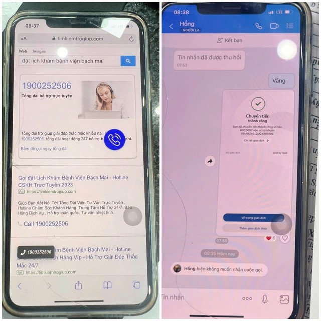 Cảnh báo chiêu trò đặt lịch khám tại 'Bệnh viện Bạch Mai', người tiêu dùng mất tiền triệu- Ảnh 2.