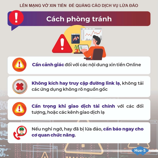 Huế cảnh báo thủ đoạn đăng thông tin kêu gọi hỗ trợ nhằm lừa đảo - Ảnh 1. Huế cảnh báo thủ đoạn đăng thông tin kêu gọi hỗ trợ nhằm lừa đảo - Ảnh 1.