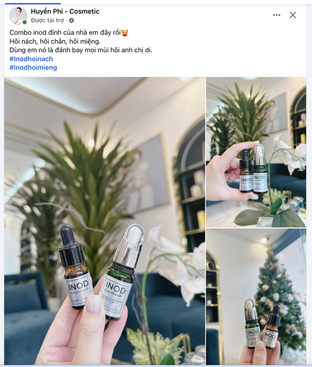 Bị 'điểm' tên trong danh sách mỹ phẩm giả ở Bắc Giang, serum INOD của Công ty Huyền Phi nổ công dụng như thuốc chữa khỏi bệnh lý như thế nào? - Ảnh 2. Bị 'điểm' tên trong danh sách mỹ phẩm giả ở Bắc Giang, serum INOD của Công ty Huyền Phi nổ công dụng như thuốc chữa khỏi bệnh lý như thế nào? - Ảnh 2.