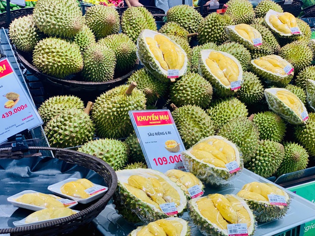 Loạn giá sầu riêng, nơi bán vài chục nghìn nơi hàng trăm nghìn đồng/kg- Ảnh 5. Loạn giá sầu riêng, nơi bán vài chục nghìn nơi hàng trăm nghìn đồng/kg- Ảnh 5.