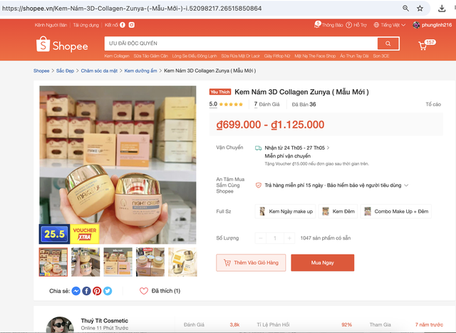 Mỹ phẩm thuộc diện buộc thu hồi vẫn bán trên sàn thương mại điện tử, công ty phân phối độc quyền từ chối chịu trách nhiệm?- Ảnh 5. Mỹ phẩm thuộc diện buộc thu hồi vẫn bán trên sàn thương mại điện tử, công ty phân phối độc quyền từ chối chịu trách nhiệm?- Ảnh 5.