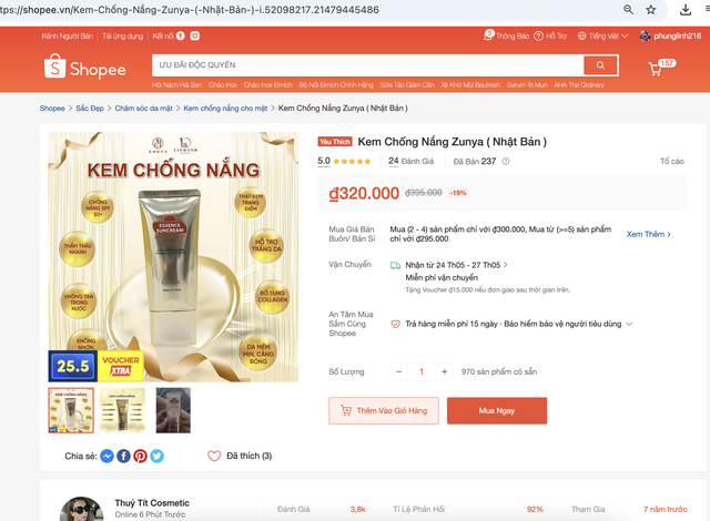 Buộc dừng lưu thông, thu hồi trên toàn quốc, mỹ phẩm của Công ty Linh Anh vẫn được bán công khai.- Ảnh 3. Buộc dừng lưu thông, thu hồi trên toàn quốc, mỹ phẩm của Công ty Linh Anh vẫn được bán công khai.- Ảnh 3.
