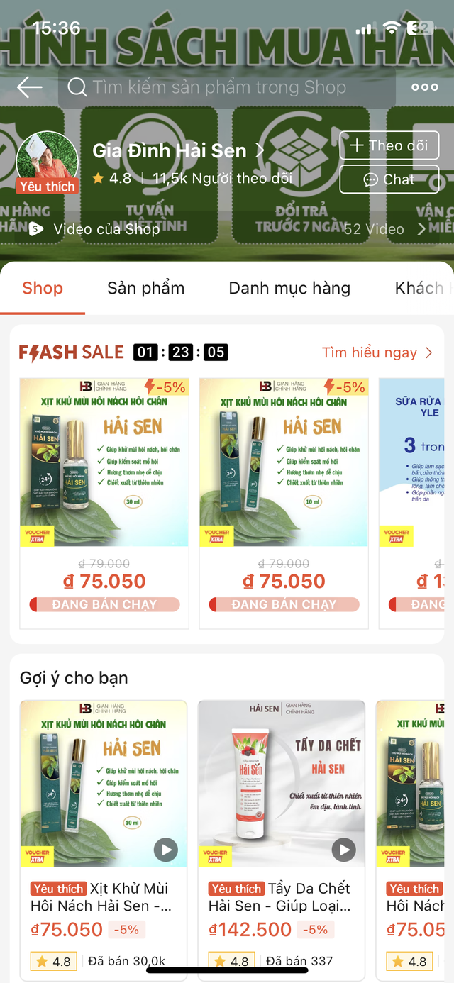 Có tên trong danh sách mỹ phẩm làm giả ở Bắc Giang, serum khử mùi hôi nách Hải Sen 'nổ' công dụng, kênh bán hàng chính thức bất ngờ 'biến mất' - Ảnh 7. Có tên trong danh sách mỹ phẩm làm giả ở Bắc Giang, serum khử mùi hôi nách Hải Sen 'nổ' công dụng, kênh bán hàng chính thức bất ngờ 'biến mất' - Ảnh 7.
