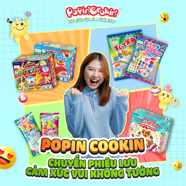 Popin Cookin – Kẹo sáng tạo từ Nhật Bản ăn được, chơi được - Ảnh 2. Popin Cookin – Kẹo sáng tạo từ Nhật Bản ăn được, chơi được - Ảnh 2.