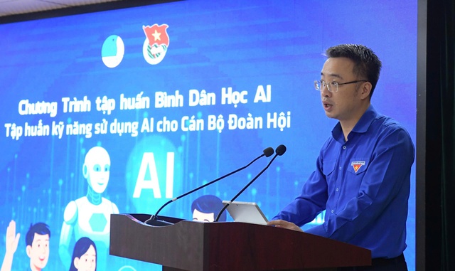 Phổ cập kiến thức và kỹ năng dùng AI cho 2 triệu thanh niên Việt Nam với 'Bình dân học AI'- Ảnh 2. Phổ cập kiến thức và kỹ năng dùng AI cho 2 triệu thanh niên Việt Nam với 'Bình dân học AI'- Ảnh 2.