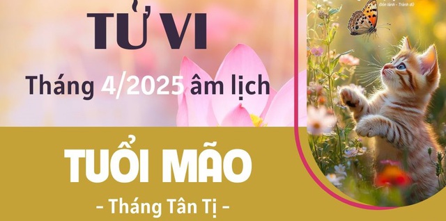 Tháng 4 âm lịch Ất Tỵ 2025, con giáp tuổi Mão rực rỡ về tài lộc, nhưng lại cần chú ý một điều đặc biệt này- Ảnh 3. Tháng 4 âm lịch Ất Tỵ 2025, con giáp tuổi Mão rực rỡ về tài lộc, nhưng lại cần chú ý một điều đặc biệt này- Ảnh 3.