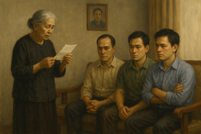 Chồng qua đời, để lại bản di chúc trái với lời hứa khiến các con tranh cãi gay gắt - Ảnh 1. Chồng qua đời, để lại bản di chúc trái với lời hứa khiến các con tranh cãi gay gắt - Ảnh 1.