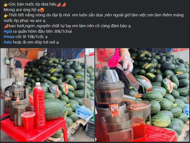 Thực hư về nước ép dưa hấu giá ‘siêu rẻ’ bán đầy thị trường - Ảnh 3. Thực hư về nước ép dưa hấu giá ‘siêu rẻ’ bán đầy thị trường - Ảnh 3.