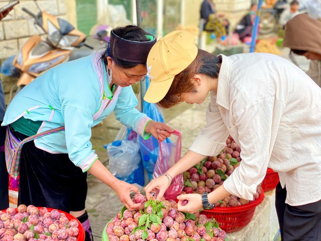 Mận hậu bán ngập thị trường, tiểu thương chỉ cách phân biệt mận Việt và mận Trung Quốc- Ảnh 4.