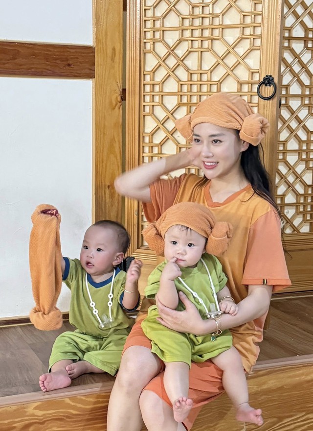 Cặp song sinh nhà Phương Oanh lại gây bất ngờ với khán giả về khả năng nổi trội này- Ảnh 9. Cặp song sinh nhà Phương Oanh lại gây bất ngờ với khán giả về khả năng nổi trội này- Ảnh 9.