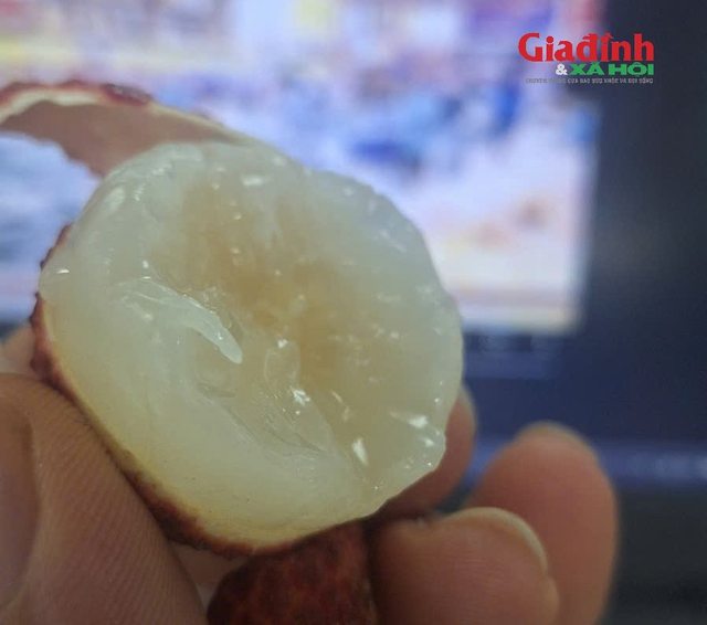 Loại vải giá bán hơn nửa triệu/kg: Cung không đủ cầu, dân Hà thành xếp hàng đợi mua- Ảnh 4. Loại vải giá bán hơn nửa triệu/kg: Cung không đủ cầu, dân Hà thành xếp hàng đợi mua- Ảnh 4.