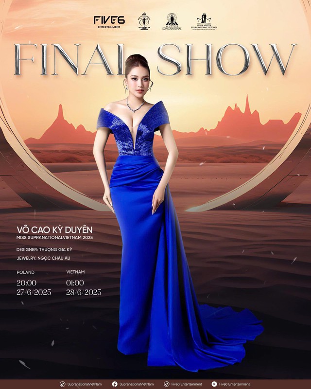 Lộ diện trang phục của hoa hậu quê Hải Phòng tại đêm chung kết Miss Supranational 2025 - Ảnh 2. Lộ diện trang phục của hoa hậu quê Hải Phòng tại đêm chung kết Miss Supranational 2025 - Ảnh 2.