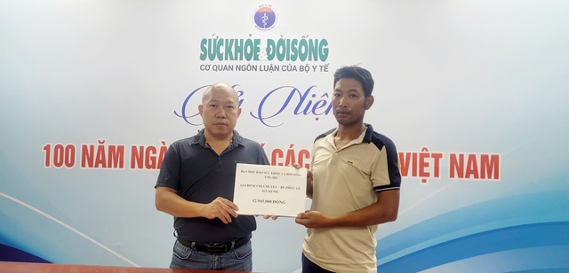 Tấm lòng bạn đọc Báo Sức khỏe và Đời sống hỗ trợ việc điều trị cho bé trai bị cơ tim phì đại - Ảnh 1. Tấm lòng bạn đọc Báo Sức khỏe và Đời sống hỗ trợ việc điều trị cho bé trai bị cơ tim phì đại - Ảnh 1.