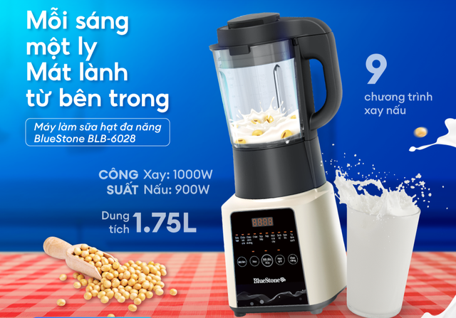 BlueStone: Không chỉ là máy làm sữa hạt - là trợ lý thông minh trong căn bếp - Ảnh 2. BlueStone: Không chỉ là máy làm sữa hạt - là trợ lý thông minh trong căn bếp - Ảnh 2.